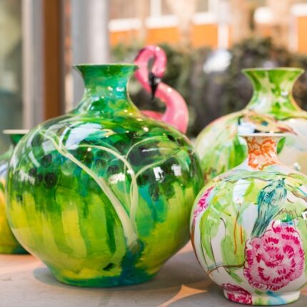 Handbeschilderd Des Pots