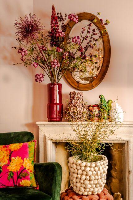 Doortje IJpelaar kussen Pink Dahlia