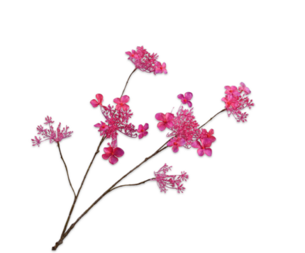 Hortensia kunst roze (vertakt)