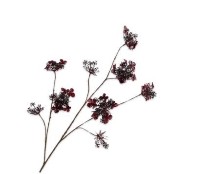 Hortensia kunst bordeaux xl (vertakt)