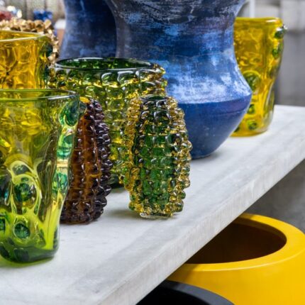Vrijgeblazen glas Des Pots