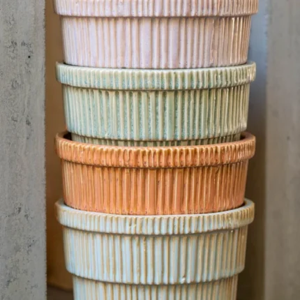 Ribbelpotje glazuur Des Pots